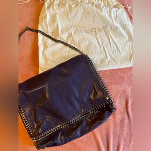 NWT Stella McCartney Falabella Flap Shoulder Bag. Includes dust cover. Plum RARE